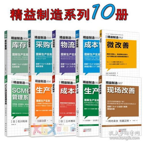 精益制造系列10冊合集 精益生產計劃管理 物流管理 scm供應鏈管理系統工廠 現場微改善 成本庫存采購書籍 企業管理 暢銷書智能制造